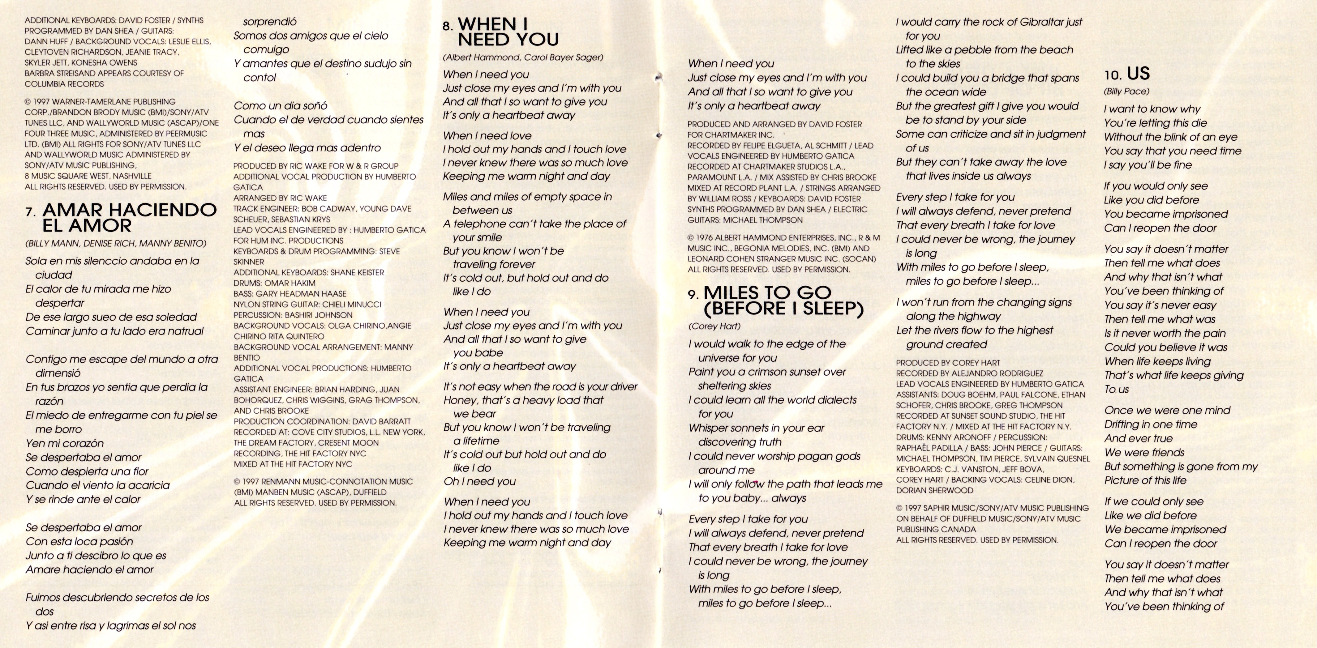 Celine Dion  Lets Talk About Love : Booklet 4